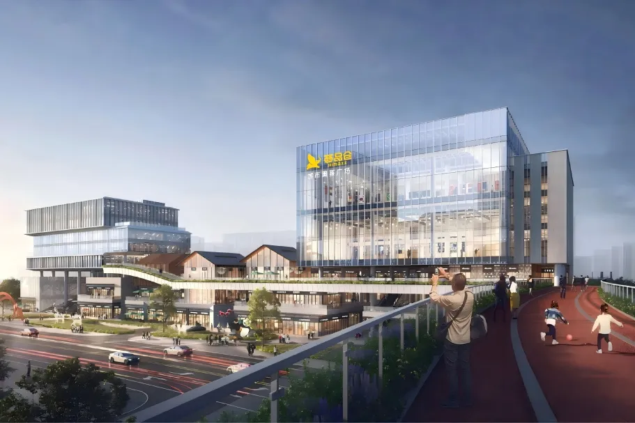 再添新地标！PG国际LED屏点亮泰安荟品仓城市奥莱广场